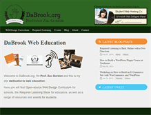 Tablet Screenshot of dabrook.org
